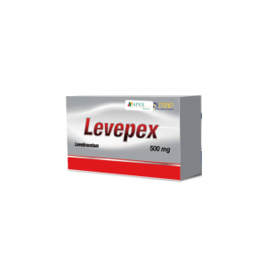 LEVEPEX 500 MG ( LEVETIRACETAM ) 30 FILM-COATED TABLETS